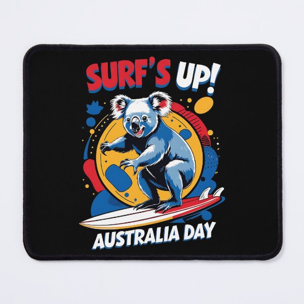 Item preview, Surf's Up! Australia Day Koala Surfing designed and sold by DomTeesHaven.