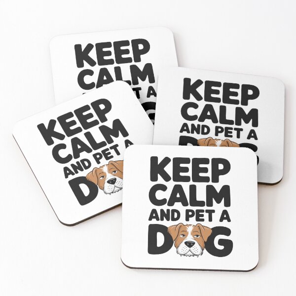Item preview, Keep calm and pet a dog designed and sold by PixelPack Design.