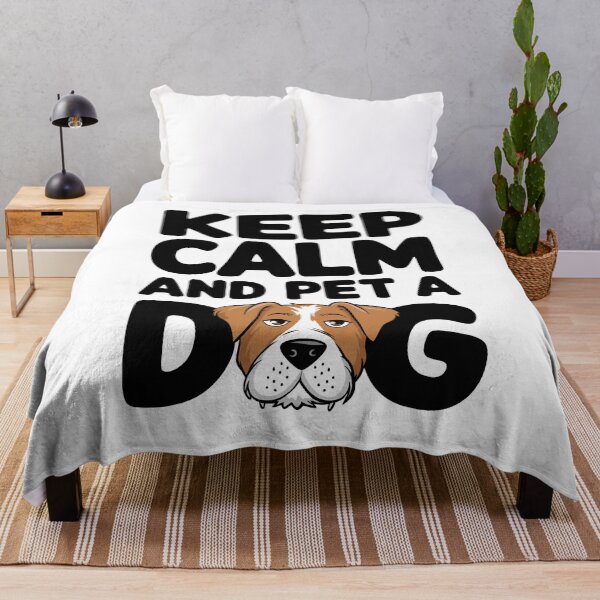 Item preview, Keep calm and pet a dog designed and sold by PixelPack Design.