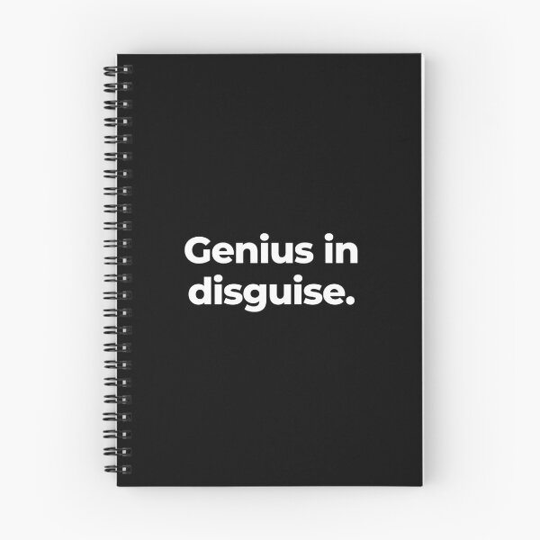 Item preview, Genius in disguise. designed and sold by MuzamilAhmed.