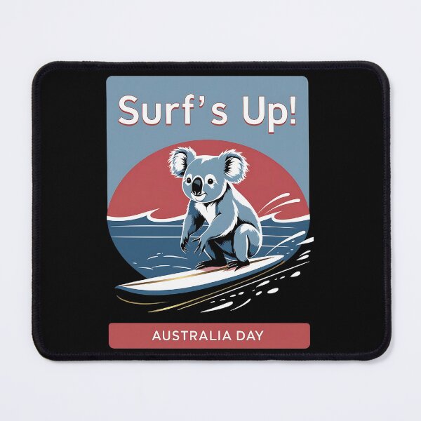 Item preview, Surf's Up! Australia Day Koala Surfing designed and sold by DomTeesHaven.