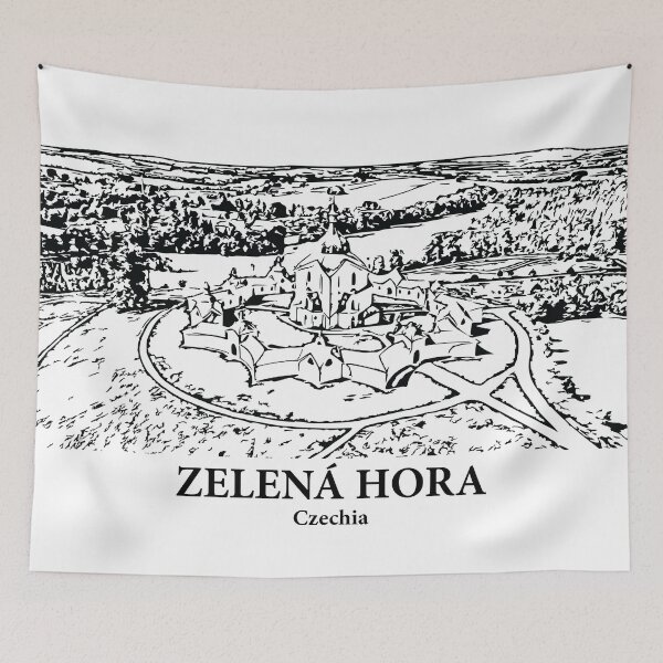 Item preview, Zelená Hora - Czechia designed and sold by Lakeric Cityscapes.