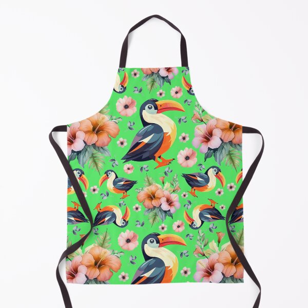 Item preview, Toucans and flowers pattern designed and sold by Topmel.