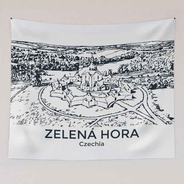 Item preview, Zelená Hora - Czechia designed and sold by Lakeric Cityscapes.