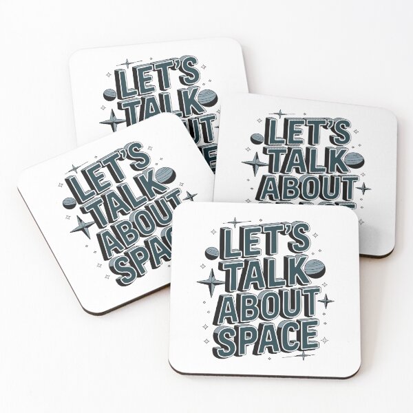 Item preview, Let's talk about space designed and sold by PixelPack Design.