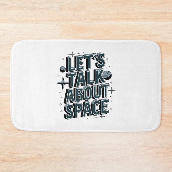 Artikelvorschau, Let's talk about space entworfen und verkauft von PixelPack Design.