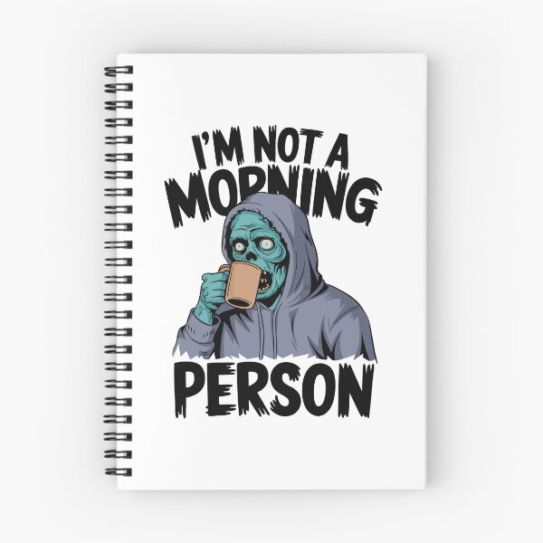 Item preview, I'm not a morning person designed and sold by PixelPack Design.