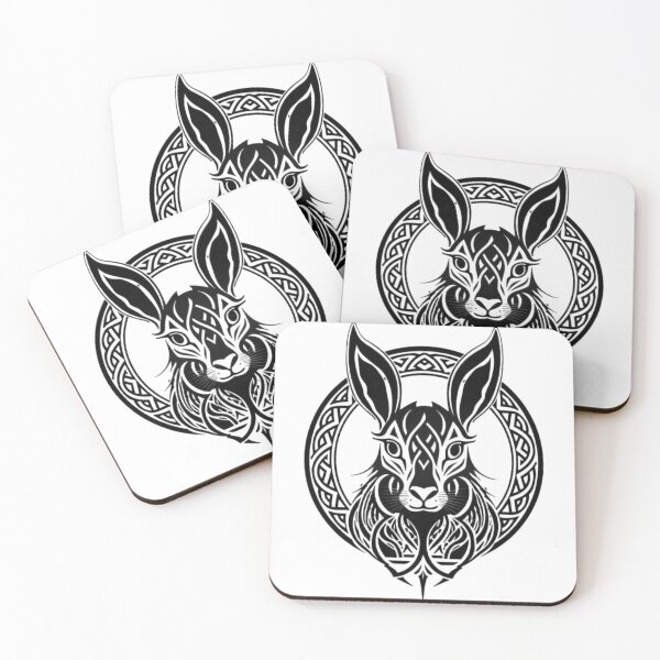Item preview, Celtic Knotwork Hare designed and sold by NightWispStudio.