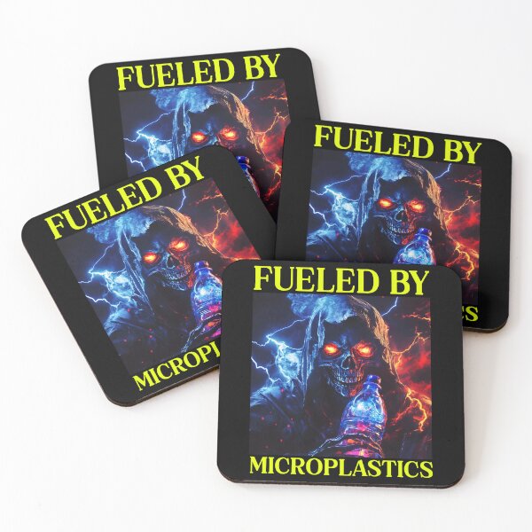 Item preview, Fueled By Microplastics Funny Hard Skeleton designed and sold by RockFireMerch.