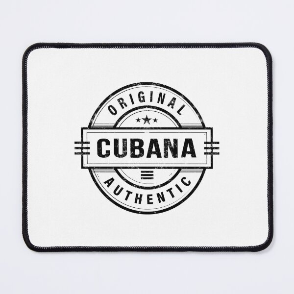 Item preview, Cubana - Retro badge in black (Grunge). Edition 2025 designed and sold by CUBATSHIRT.