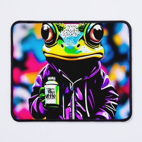 Item preview, Urban graffiti street art Frog designed and sold by Drone-tees.