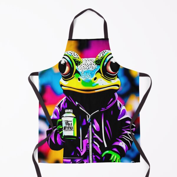 Item preview, Urban graffiti street art Frog designed and sold by Drone-tees.