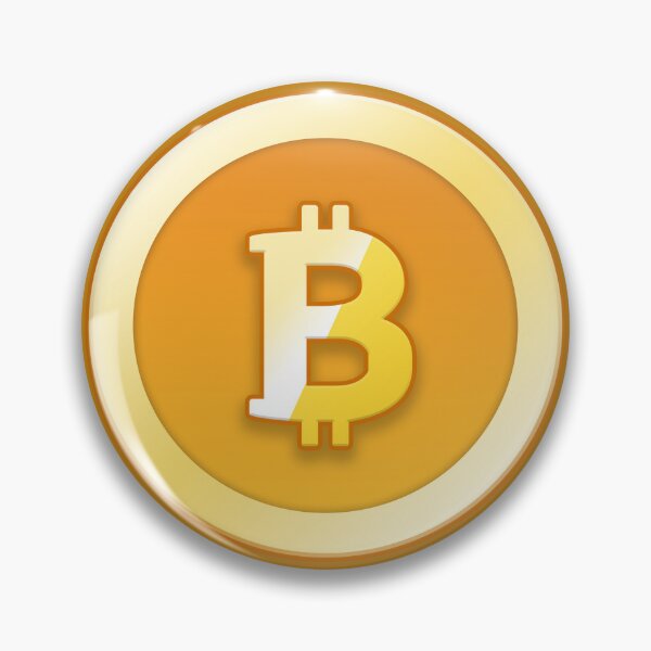 Item preview, Bitcoin coin redesign designed and sold by Never Stop Trading.