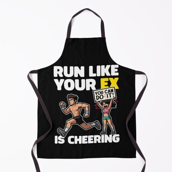 Item preview, RUN LIKE YOUR EX IS CHEERING designed and sold by KEF Custom.