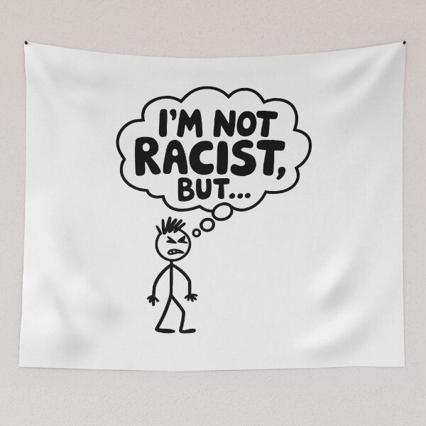 Item preview, I'm not a racist but... designed and sold by PixelPack Design.