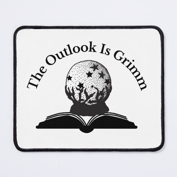 Item preview, The Outlook Is Grimm designed and sold by Kindred & Thistle.