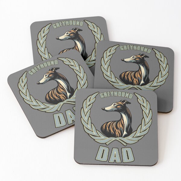 Item preview, "Greyhound Dad" Laurel Art for Greyhound Owners designed and sold by Shells Graffiti.