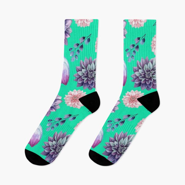 Item preview, Bird, purple and pink flowers pattern designed and sold by Topmel.