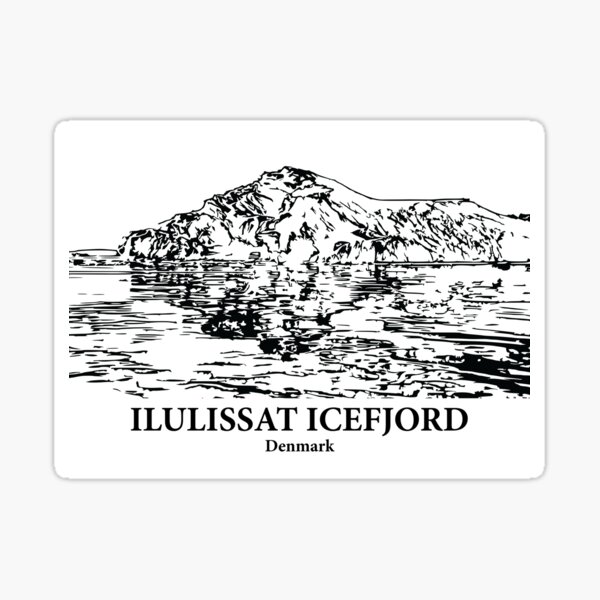 Ilulissat Icefjord - Denmark Sticker