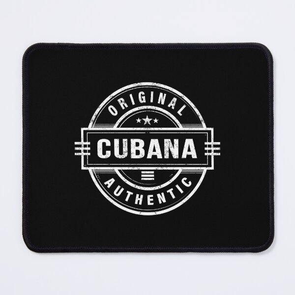 Item preview, Cubana - Retro white badge (Grunge). Edition 2025 designed and sold by CUBATSHIRT.