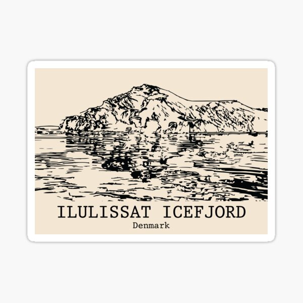 Ilulissat Icefjord - Denmark Sticker