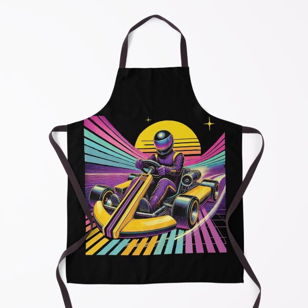 Item preview, Retro Go-kart Driving In 80s Style designed and sold by LuminOrb.