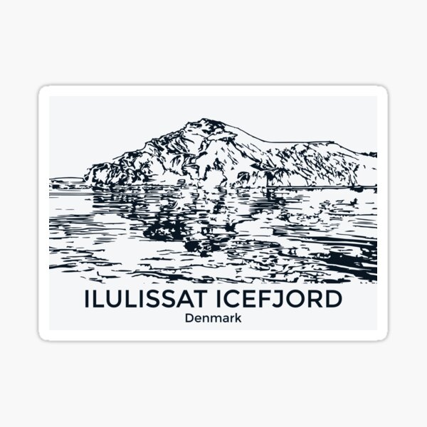 Ilulissat Icefjord - Denmark Sticker