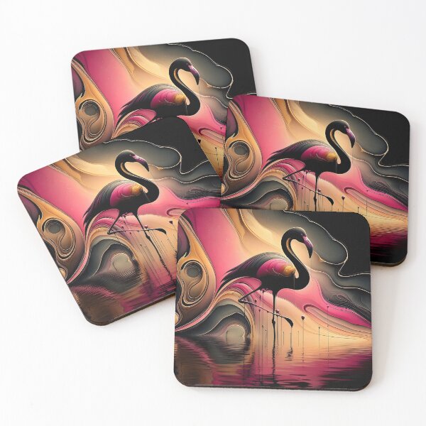 Item preview, Flamingo silhouette designed and sold by Vibranta Studio.