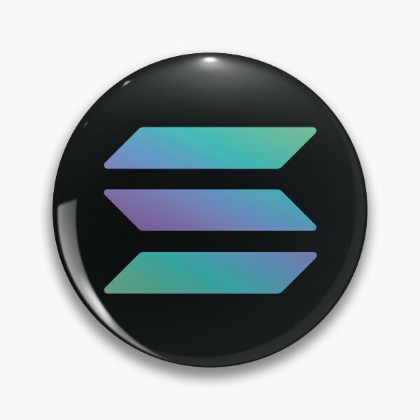 Item preview, Solana coin redesign designed and sold by Never Stop Trading.
