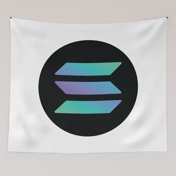 Item preview, Solana coin redesign designed and sold by Never Stop Trading.