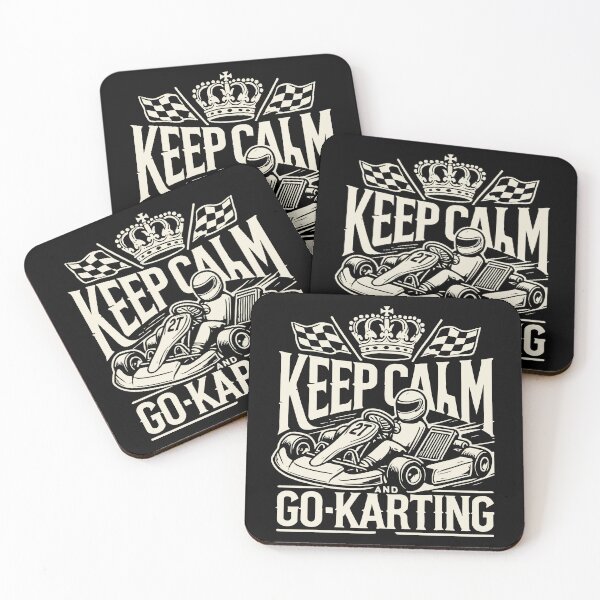 Item preview, Keep Calm And Go Karting Go-karting designed and sold by LuminOrb.