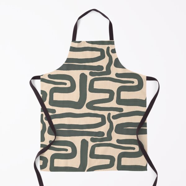 Item preview, Abstract Retro Maze - Mid Century Modern Lines Green designed and sold by susycosta.