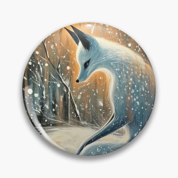 Item preview, Winter Fox Design No1. Animal design, Muted colours. designed and sold by Shoot-The-Moon.