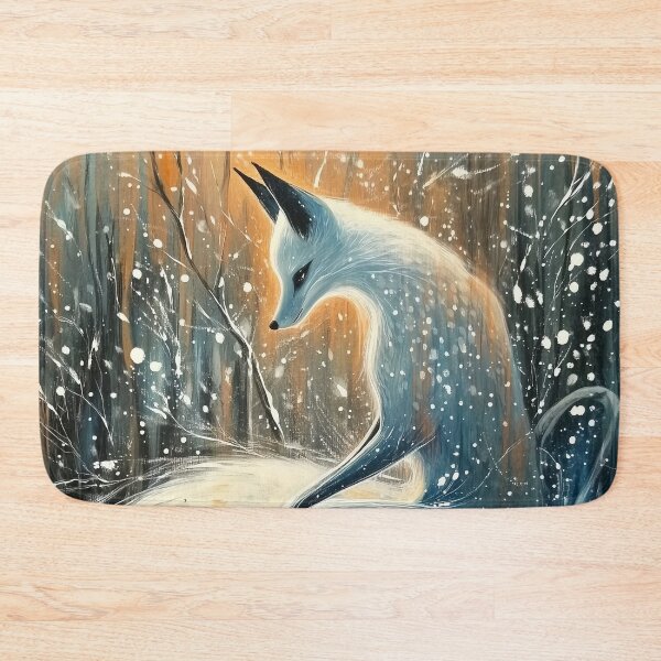 Item preview, Winter Fox Design No1. Animal design, Muted colours. designed and sold by Shoot-The-Moon.