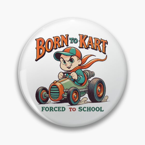 Item preview, Born To Go Kart Retro Cartoon Look designed and sold by LuminOrb.