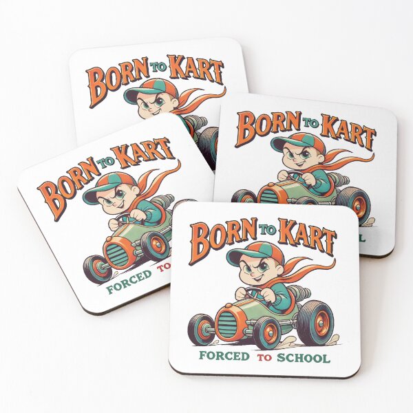 Item preview, Born To Go Kart Retro Cartoon Look designed and sold by LuminOrb.
