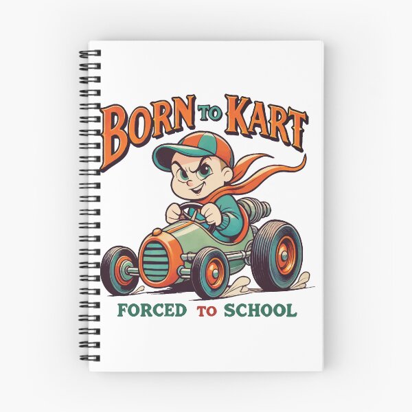 Item preview, Born To Go Kart Retro Cartoon Look designed and sold by LuminOrb.