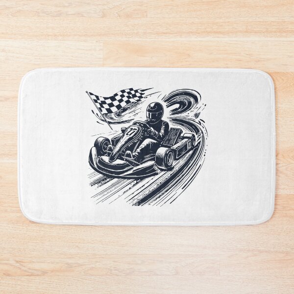 Item preview, Go-kart Adventure With Racer Vintage Style designed and sold by LuminOrb.