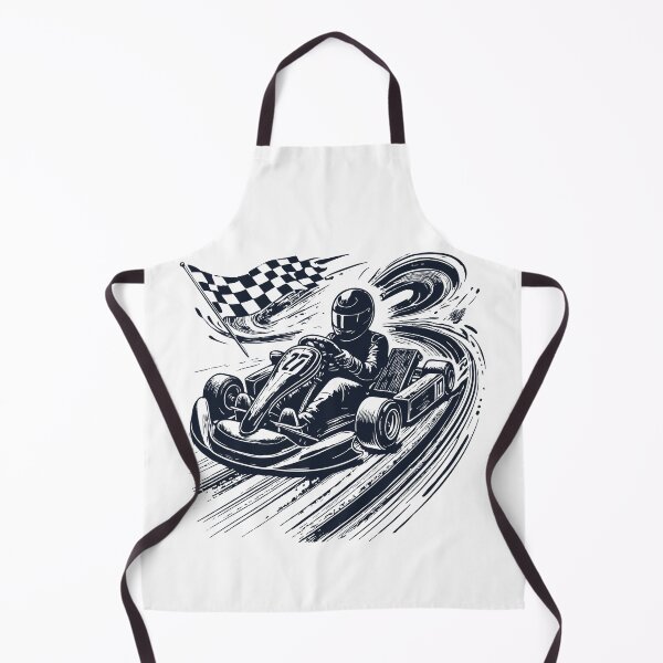 Item preview, Go-kart Adventure With Racer Vintage Style designed and sold by LuminOrb.
