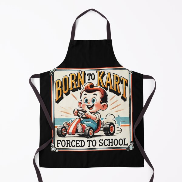 Item preview, Born To Kart Forced To School Retro Fun designed and sold by LuminOrb.