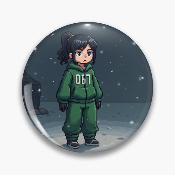Item preview, Kang Sae-byeok Pixel Art: A Tribute to Strength and Resilience designed and sold by StooreYs.