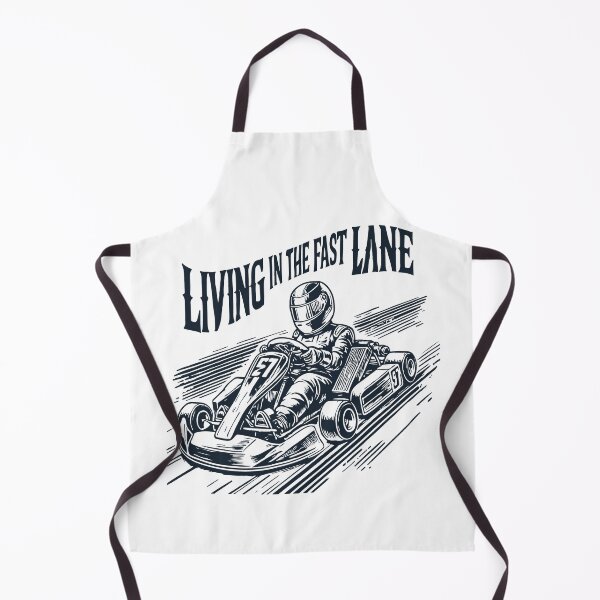 Item preview, Live In The Fast Lane With Go-kart designed and sold by LuminOrb.