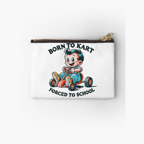 Item preview, Go-kart Retro Cartoon Born For Karting designed and sold by LuminOrb.
