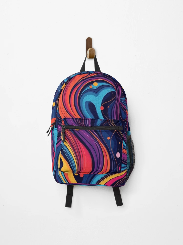 Thumbnail 1 of 3, Backpack, Color Explosion Symphony designed and sold by 0penvimark.
