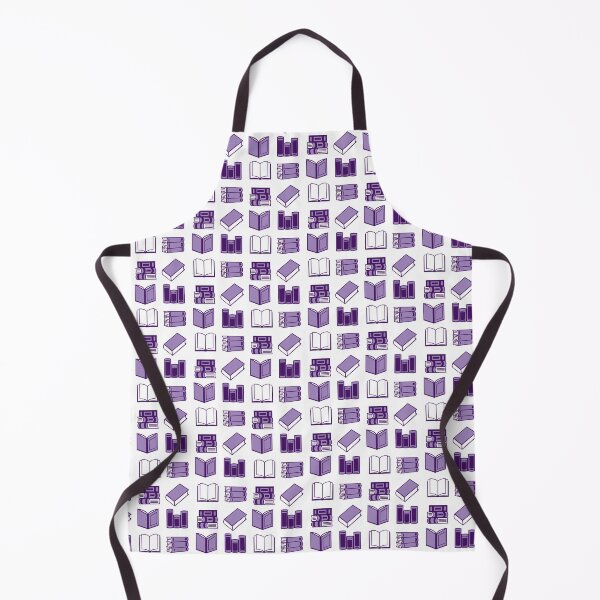 Item preview, Purple Book Reading and Writing Pattern designed and sold by amgraphics.