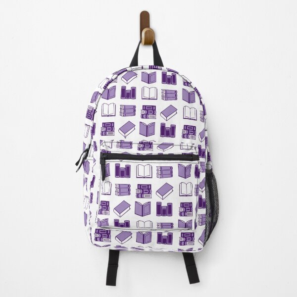 Item preview, Purple Book Reading and Writing Pattern designed and sold by amgraphics.