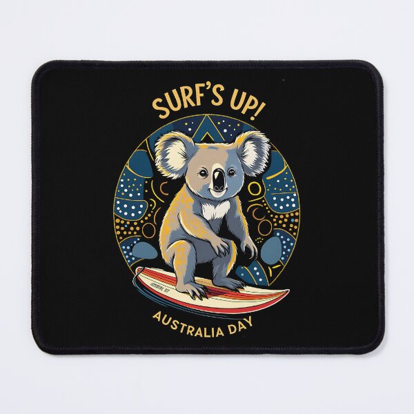 Item preview, Surf's Up! Australia Day Koala Surfing designed and sold by DomTeesHaven.