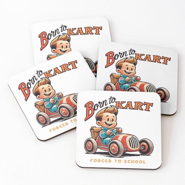 Item preview, Born For Karting Retro Style designed and sold by LuminOrb.