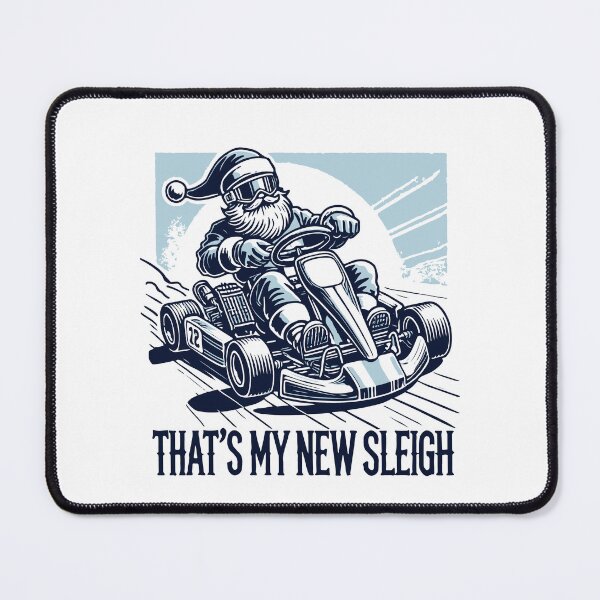 Item preview, Santa Claus In A Go-kart Funny Saying designed and sold by LuminOrb.