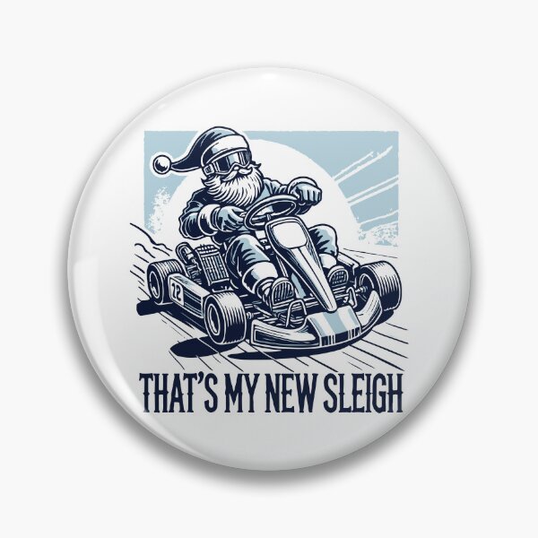 Item preview, Santa Claus In A Go-kart Funny Saying designed and sold by LuminOrb.